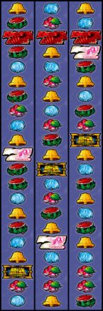 パチスロ聖闘士星矢 黄金激闘編リール配列