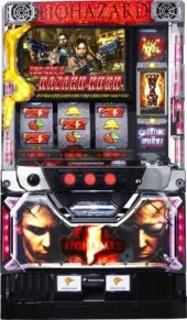 パチスロ バイオハザード5 実機筐体画像