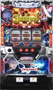 パチスロ デビルメイクライ4 実機筐体画像
