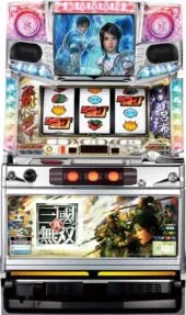 パチスロ真・三國無双 筐体画像