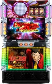 パチスロ ルパン三世 ロイヤルロード～金海に染まる黄金神殿～ 筐体画像