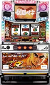 パチスロ鉄拳伝タフ 2nd ROUND 筐体画像