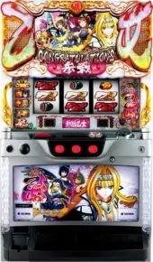 パチスロ戦国乙女～剣戟に舞う白き剣聖～西国参戦編 筐体画像