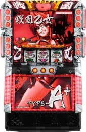 パチスロ 戦国乙女 TYPE-A+ 筐体画像