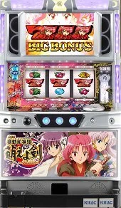 パチスロ 機動新撰組 萌えよ剣～今宵、花散る～ 筐体画像