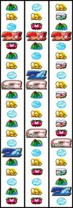 ビキニパイ2 リール配列