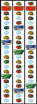 回胴合体ゴーケンオーV リール配列