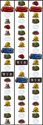 パチスロ 闇芝居 リール配列