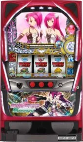 パチスロガールズガンズグルービー 筐体画像