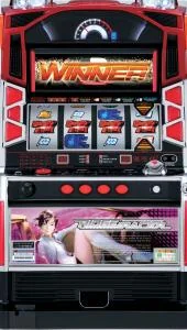 パチスロリッジレーサー 筐体画像
