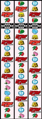 ジャックポットドリームプラス リール配列