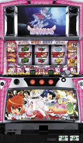 パチスロ快盗天使ツインエンジェル3 筐体画像
