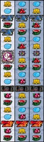 パチスロ鬼武者3 時空天翔 リール配列