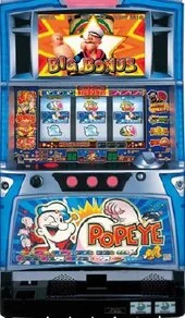 パチスロ ポパイブリッド 筐体画像