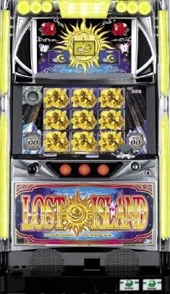 パチスロ ロストアイランド 筐体画像