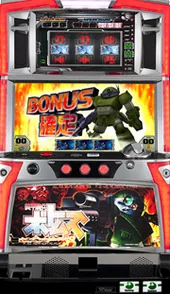 パチスロ装甲騎兵ボトムズ 筐体画像