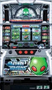パチスロエイリヤンビギンズ 筐体画像