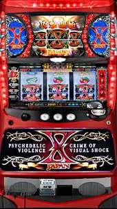 パチスロ X JAPAN 筐体画像