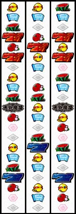 パチスロ天外魔境 卍MARU リール配列