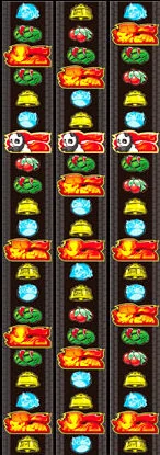 ドラゴンギャル～ルーと伝説の黄金龍～ リール配列