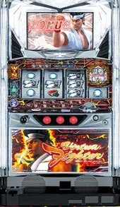 パチスロ バーチャファイター 筐体画像