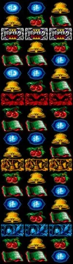 SLOTバジリスク～甲賀忍法帖～III（バジリスク3） リール配列