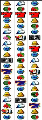 クランキーコンドルX リール配列