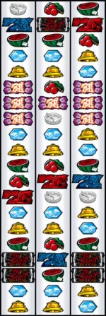 SLOTアカギ～闇に降り立った天才～ リール配列