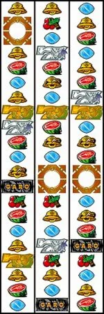 SLOT牙狼 リール配列
