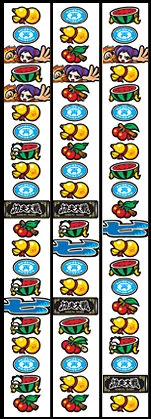 燃えよ!功夫大戦 リール配列