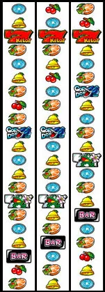パチスロ ケロット2 リール配列