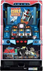 パチスロ「機動戦士ガンダムII～哀・戦士編～」 筐体画像