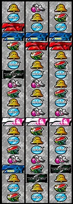 パチスロ鉄拳2nd リール配列